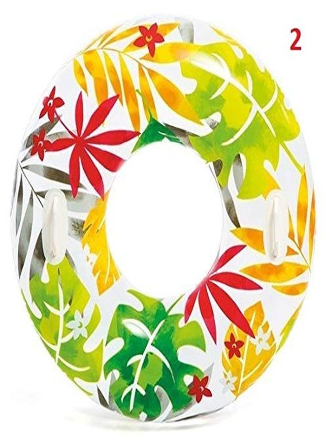BSBDA Inflatable Swim Ring Blow up Raft Tube for Swimming Pool, Beach for Children and Kids Pool Swim Rings (Pack of 1) - Image 2